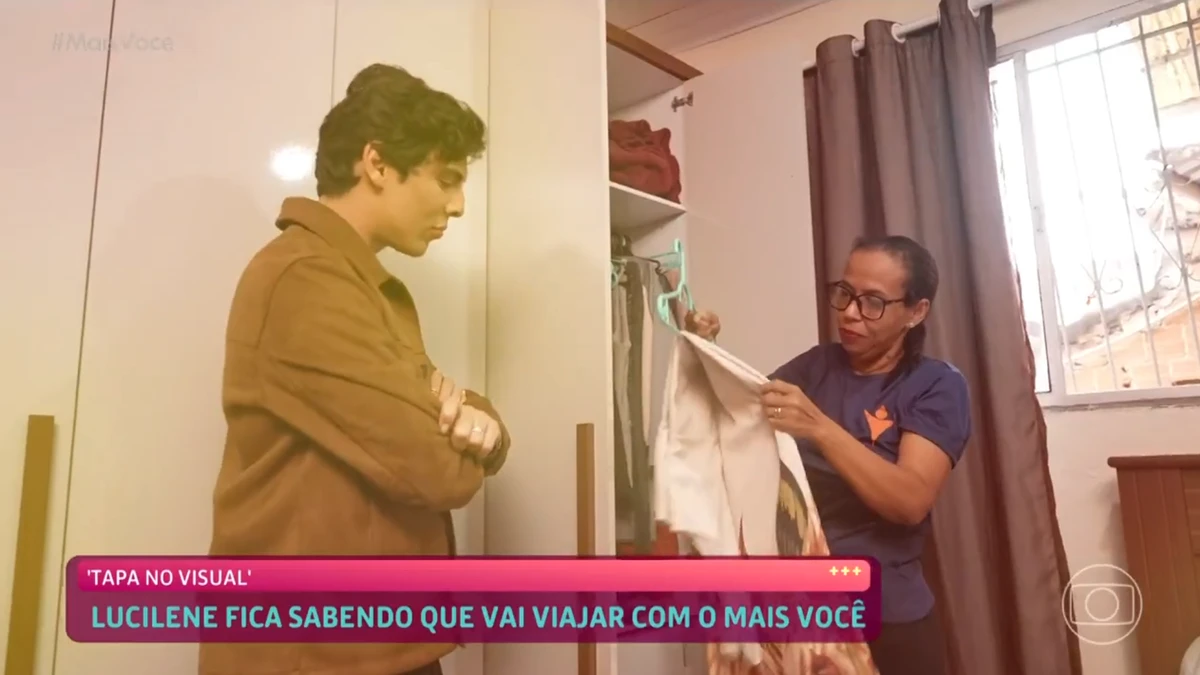 A capixaba Lucilene Mendes, moradora de Cariacica, participou do programa Mais Você