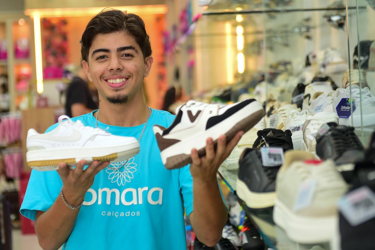 Andryel Christian, entrevistado sobre vendas de natal em Laranjeiras