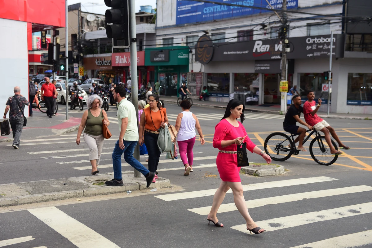 Avenida Central em Laranjeiras