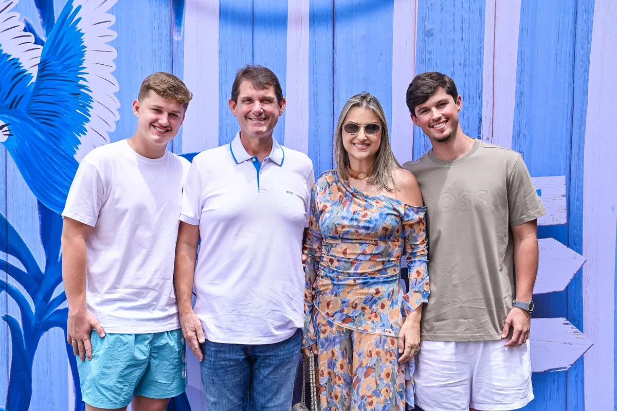 Davi Nunes, José Luiz, Andressa, Júnior Nunes 