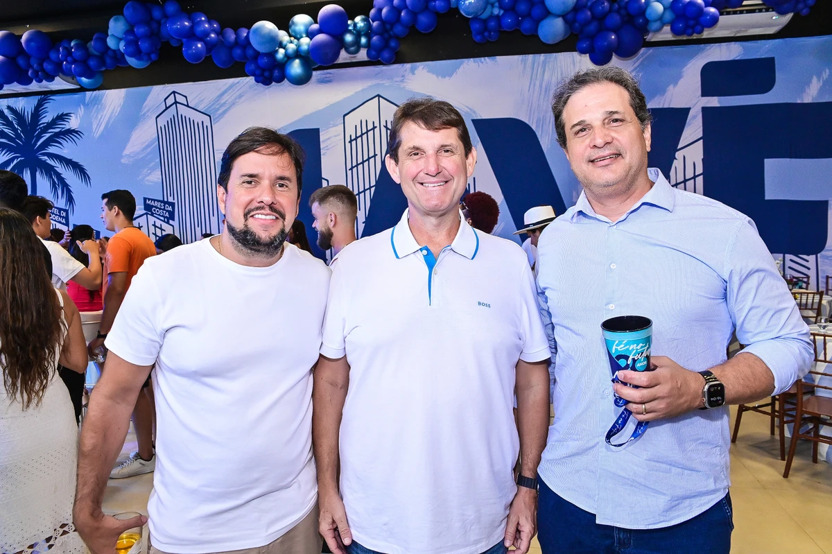 Diego Freire, José Luiz Nunes e Fabiano Prezotti