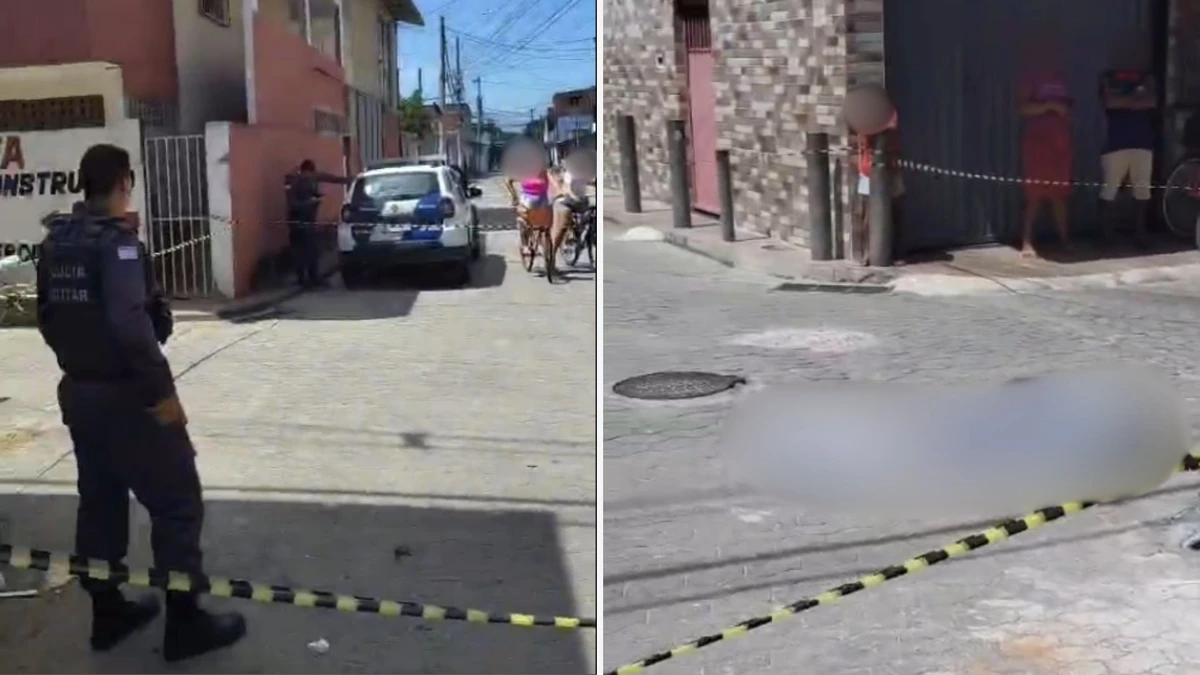 Policial Militar e vítima de homicídio
