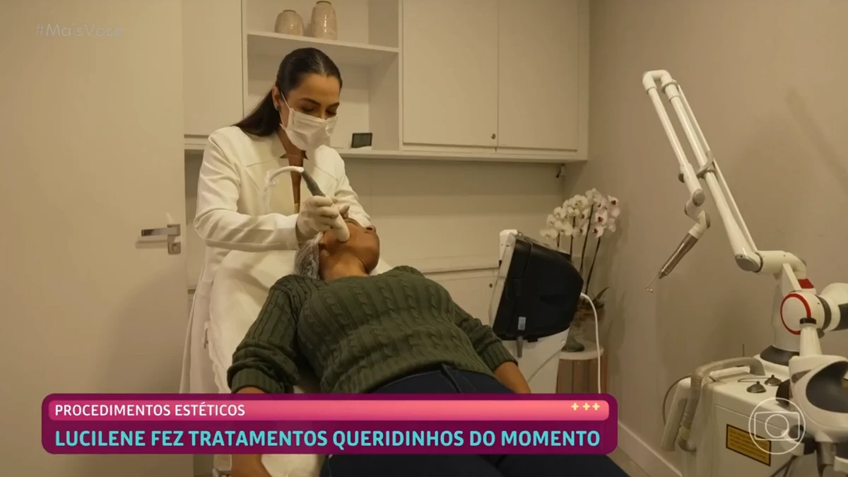 Lucilene passou por procedimentos estéticos