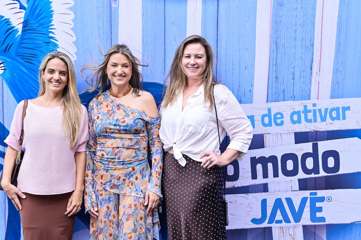 Marjorie Paulin, Andressa Nunes e Giovanini Zanotti 