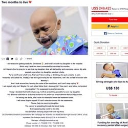 Altos valores foram aparentemente levantados para crianças gravemente doentes, que nunca receberam o dinheiro.