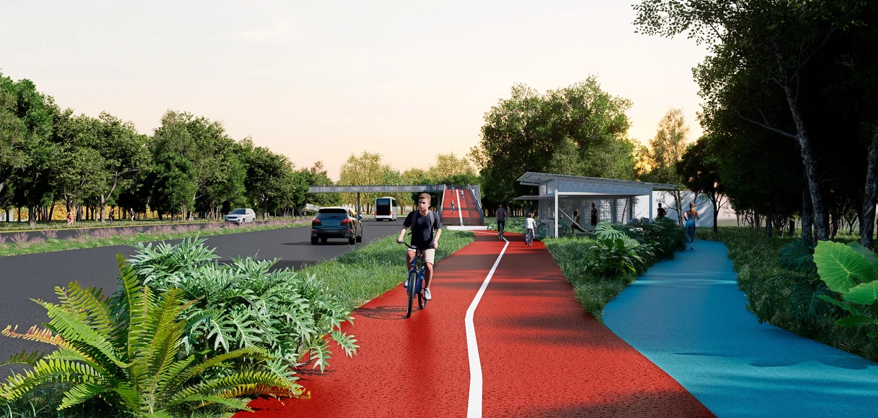 Com a nova estrutura, a Grande Vitória terá, ao todo, um corredor cicloviário com mais de 100 quilômetros de extensão entre Serra e Guarapari