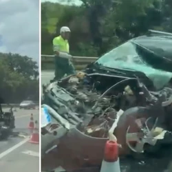 Colisão ocorreu no KM 205 da rodovia; vítima foi levada para o Hospital São Camilo, em Aracruz