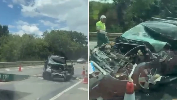 Colisão ocorreu no KM 205 da rodovia; vítima foi levada para o Hospital São Camilo, em Aracruz
