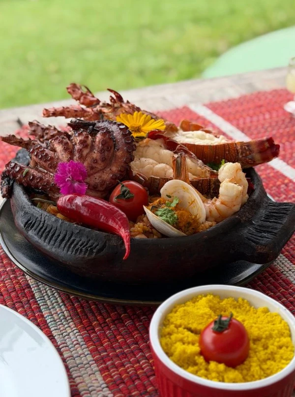 Mariscos do Chef do Catuá Restaurante, em Jacaraípe