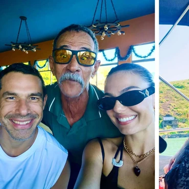 Imagem - Isis Valverde e Marcus Buaiz passeiam por Vitória com a família; veja fotos