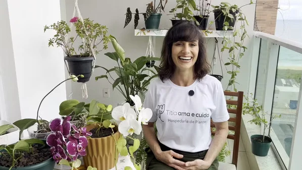 Formada em Gestão de Negócios, Faby Sambati  transformou o próprio apartamento em um hotel de plantas