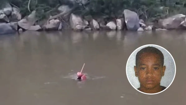 Ezequiel Elídia Soares, de 15 anos, estava nadando no local quando desapareceu na sexta-feira (26); Corpo foi encontrado no sábado (27)