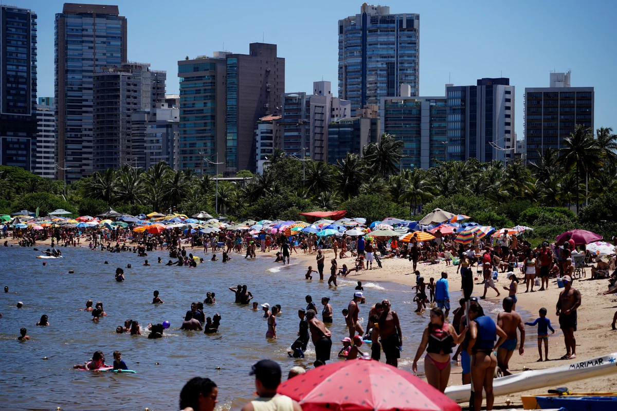 Praia da Guarderia, em Vitória por Fernando Madeira