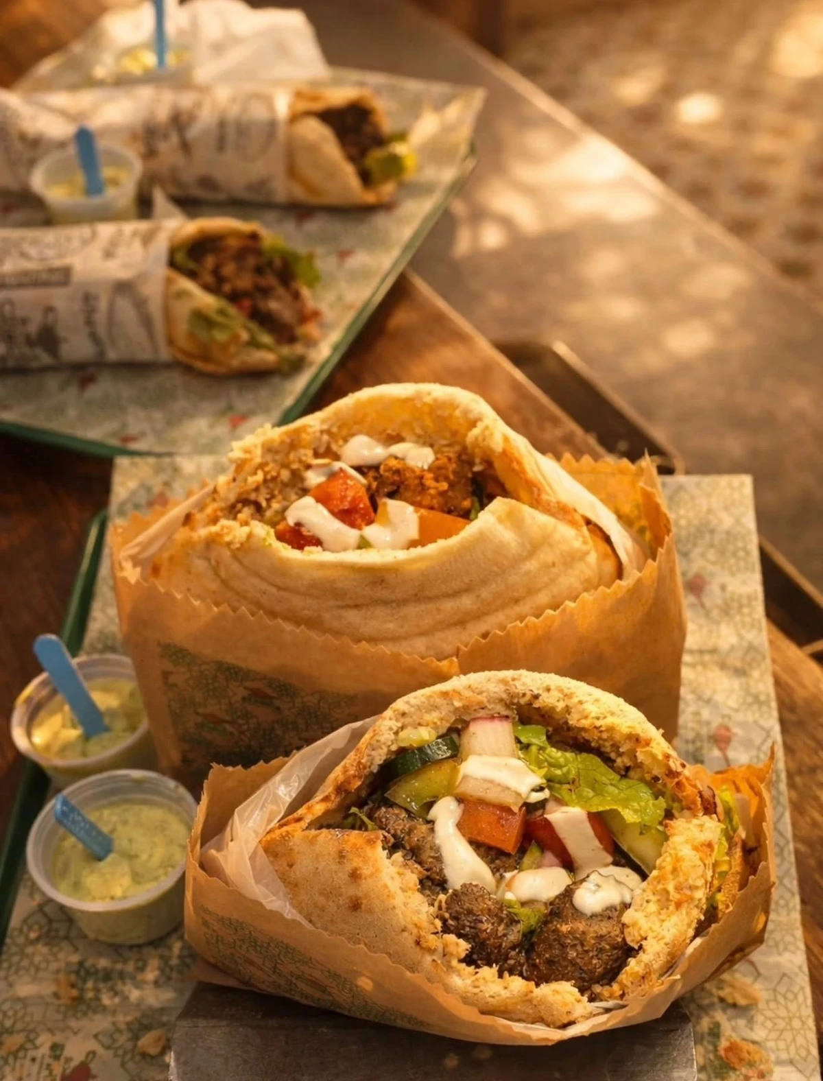 Sanduíches árabes da Sfiheria, em Vitória