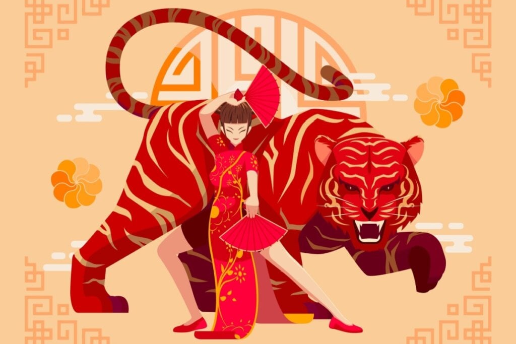 O mês de janeiro será importante para os nativos do Tigre reestruturarem questões que estavam confusas ou mal planejadas (Imagem: Jiw Ingka | Shutterstock)