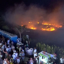 Fogo começou em área próxima ao local onde moradores comemoraram a chegada de 2026