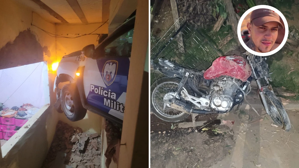 Motociclista Lucas David Piffer morreu após perseguição; viatura da PM invadiu casa após colisão com moto