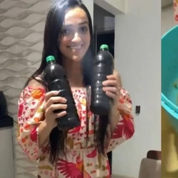 Família de Pinheiros, no Norte do Espírito Santo, precisou sair de casa para retirada das abelhas. Colmeia gerou mais de 40 litros de mel