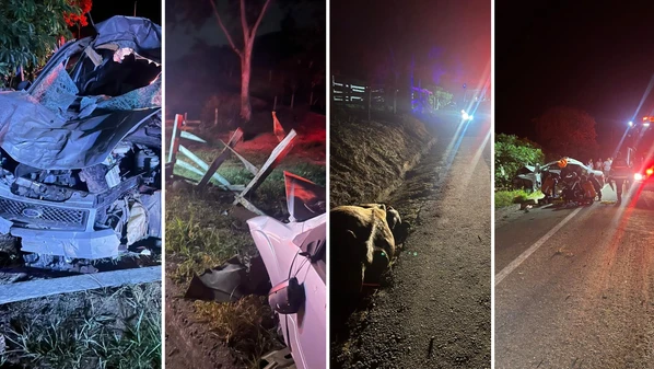 Acidente, segundo polícia, foi registrado no distrito de São Pedro, na madrugada desta sexta-feira (2)