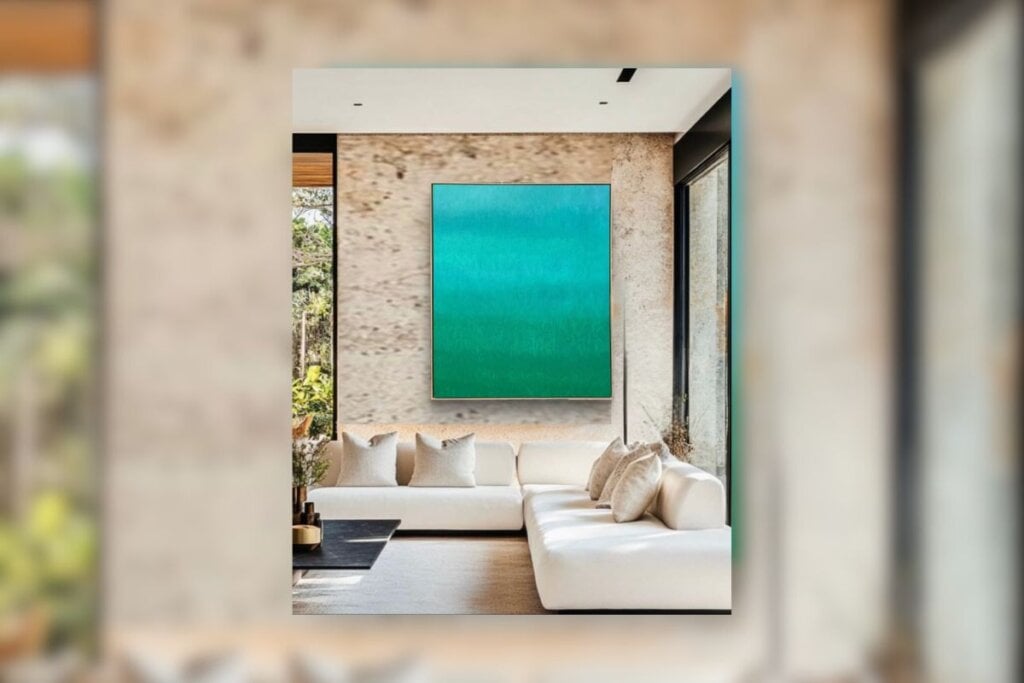 O neutro de 2026 é sofisticado, sensorial e carregado de intenção, valorizando a materialidade da obra (Imagem: Divulgação | Ateliê Qabana)