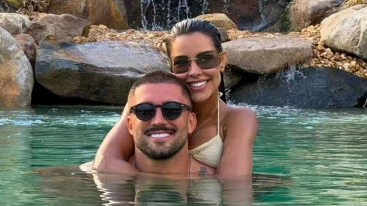 Artur Picoly e Ivy Moraes curtindo a 