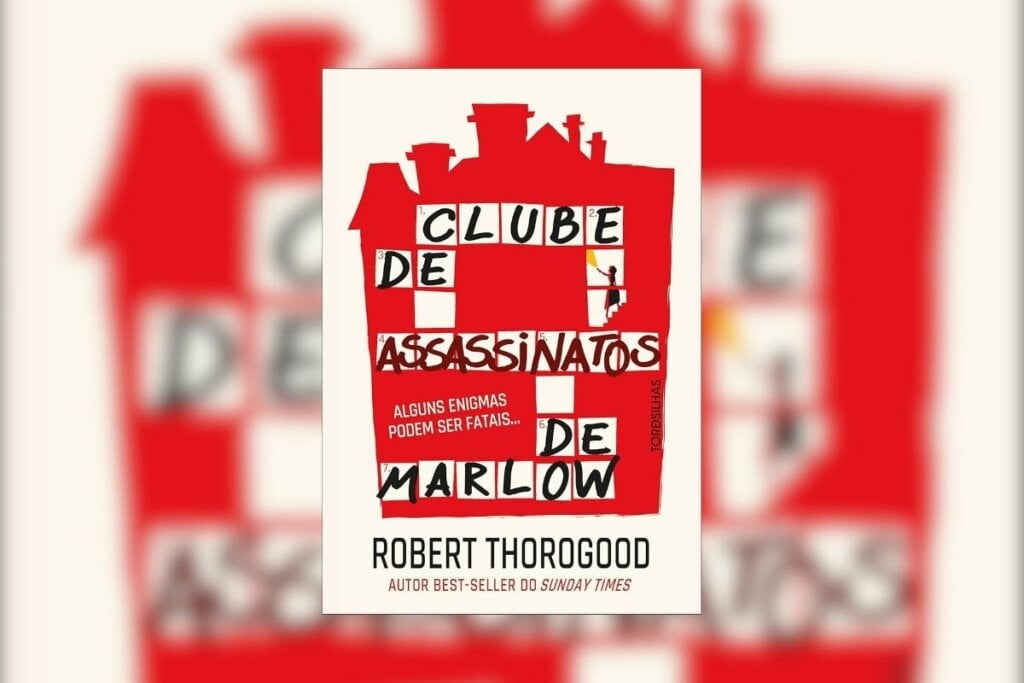 Em “Clube de assassinatos de Marlow”, Robert Thorogood inaugura uma trilogia irresistível, perfeita para fãs de Agatha Christie (Imagem: Divulgação | Editora Tordesilhas)
