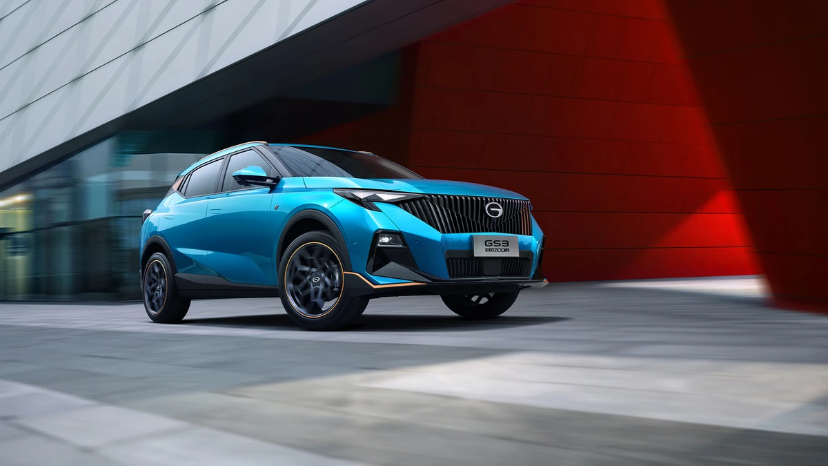 O primeiro modelo não eletrificado da GAC no Brasil, o GS3, deve ser lançado em março deste ano.