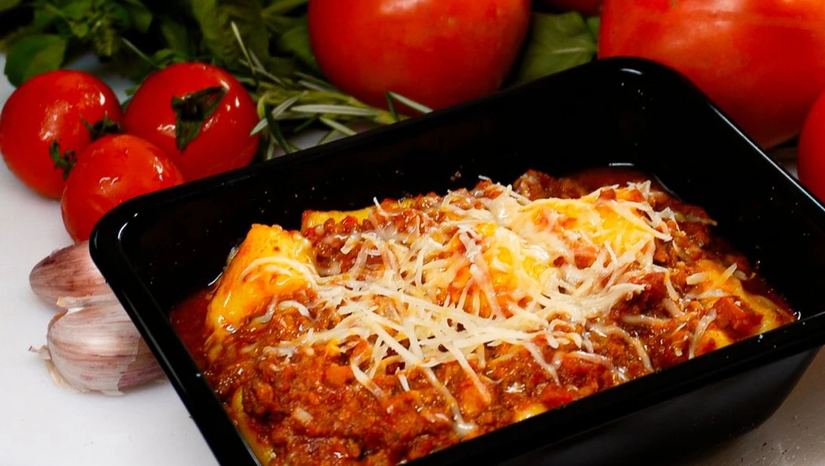 Prato da linha de congelados do delivery Agostini Cucina 