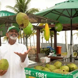 Levantamento de A Gazeta percorreu as orlas de Vitória, Vila Velha e Serra. Tomar água na fruta custa entre R$ 7 e R$ 13, enquanto o litro da bebida chega a R$ 17; confira onde economizar