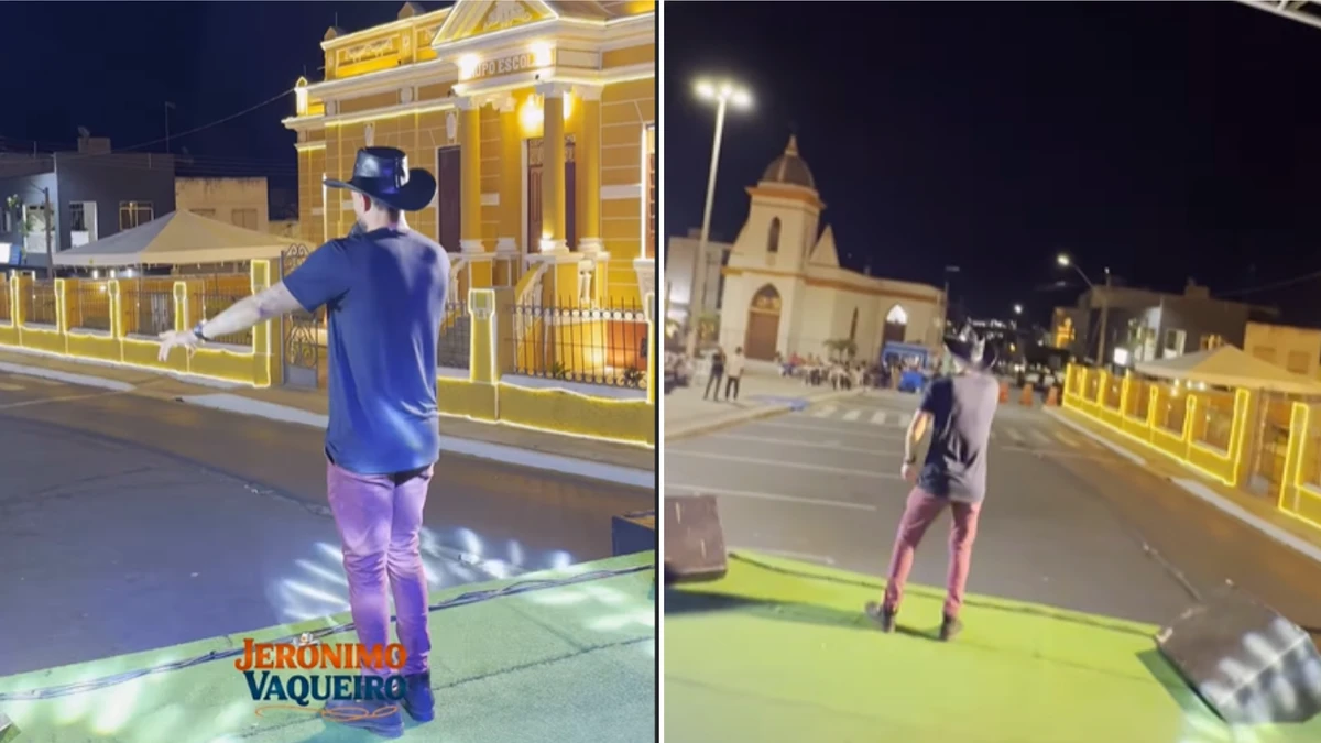 Jerônimo copartilhou o show nas redes sociais