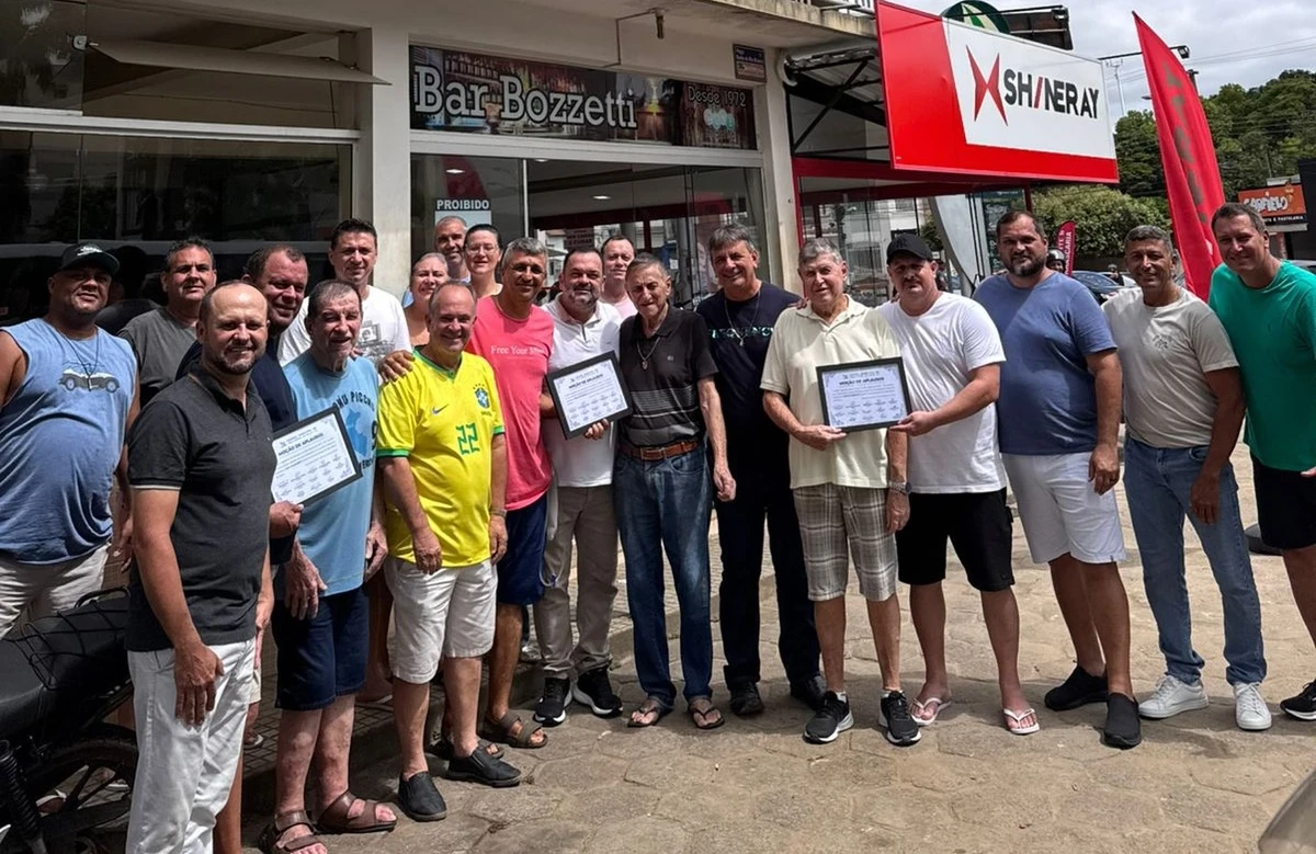Os irmãos Bozzetti foram homenageados pela Câmara de Vereadores de São Gabriel da Palha com uma Moção de Aplauso