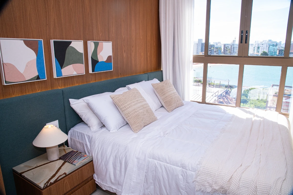 Suíte do Manami possui vista para o mar 