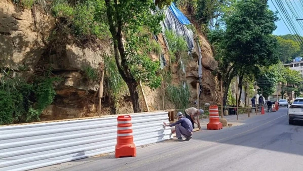 Ponto da Rua Jerônimo Ribeiro foi afetado pelas fortes chuvas que atingiram o município no início de janeiro deste ano