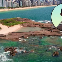 Leonardo Souza, de 30 anos, submergiu durante o trajeto e foi encontrado após cerca de 10 minutos de buscas pelos guarda-vidas