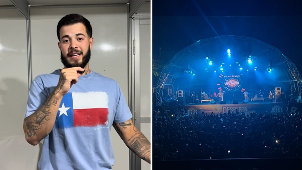 Em entrevista exclusiva ao HZ, cantor relembrou a transição do funk para o gospel e a emoção de se apresentar pela primeira vez no evento