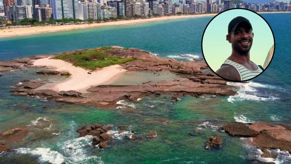 Leonardo Souza, de 30 anos, submergiu durante o trajeto e foi encontrado após cerca de 10 minutos de buscas pelos guarda-vidas