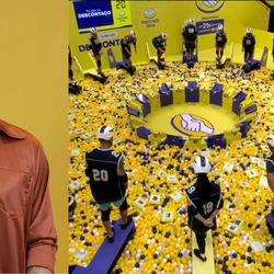 Produção disse que ele estava consciente no momento do atendimento, mas não deu mais informações