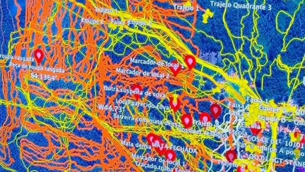 Quase toda a área nos arredores da comunidade quilombola de São Sebastião dos Pretos, onde as crianças moram, já foi avaliada de forma aérea ou terrestre, e o perímetro inicial de procura de 15 mil m² foi ampliado