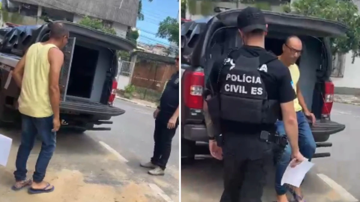  Ezequiel Zacarias Costa, de 44 anos, foi preso em Viana após se apresentar na delegacia por suspeita de matar a ex-namorada