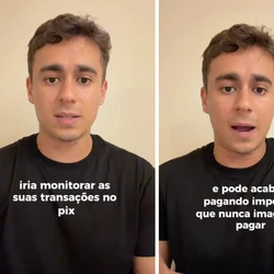 Deputado federal retoma discurso sobre suposto monitoramento das transações exatamente um ano após vídeo semelhante; Receita Federal volta a negar fiscalização individual, tributação e faz alerta contra golpes