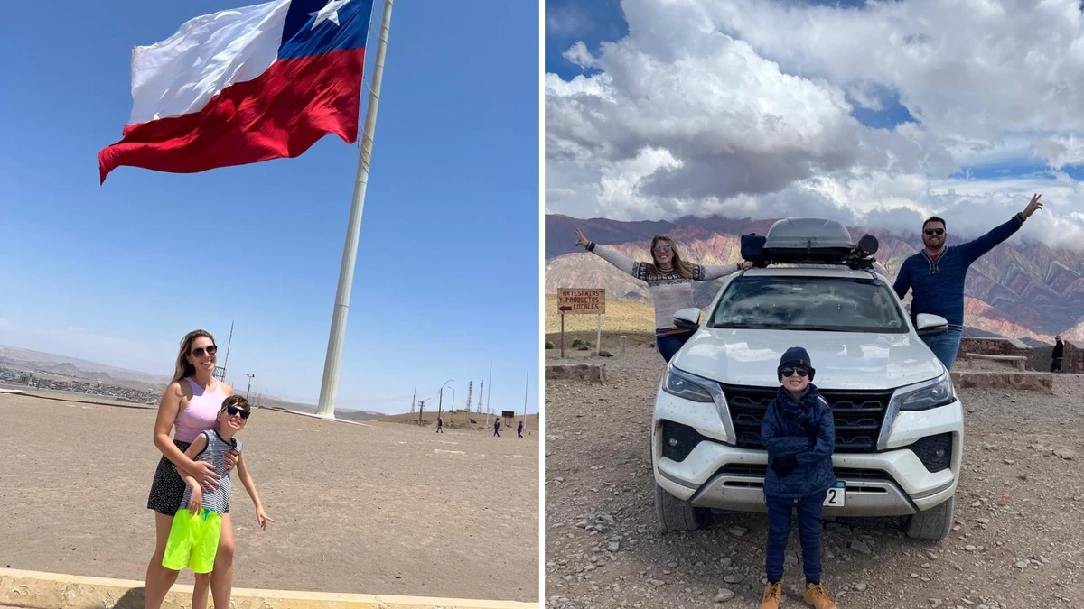 A estreia na estrada aconteceu entre 2022 e 2023, quando a família percorreu mais de 12 mil quilômetros por Paraguai, Argentina, Bolívia e Chile