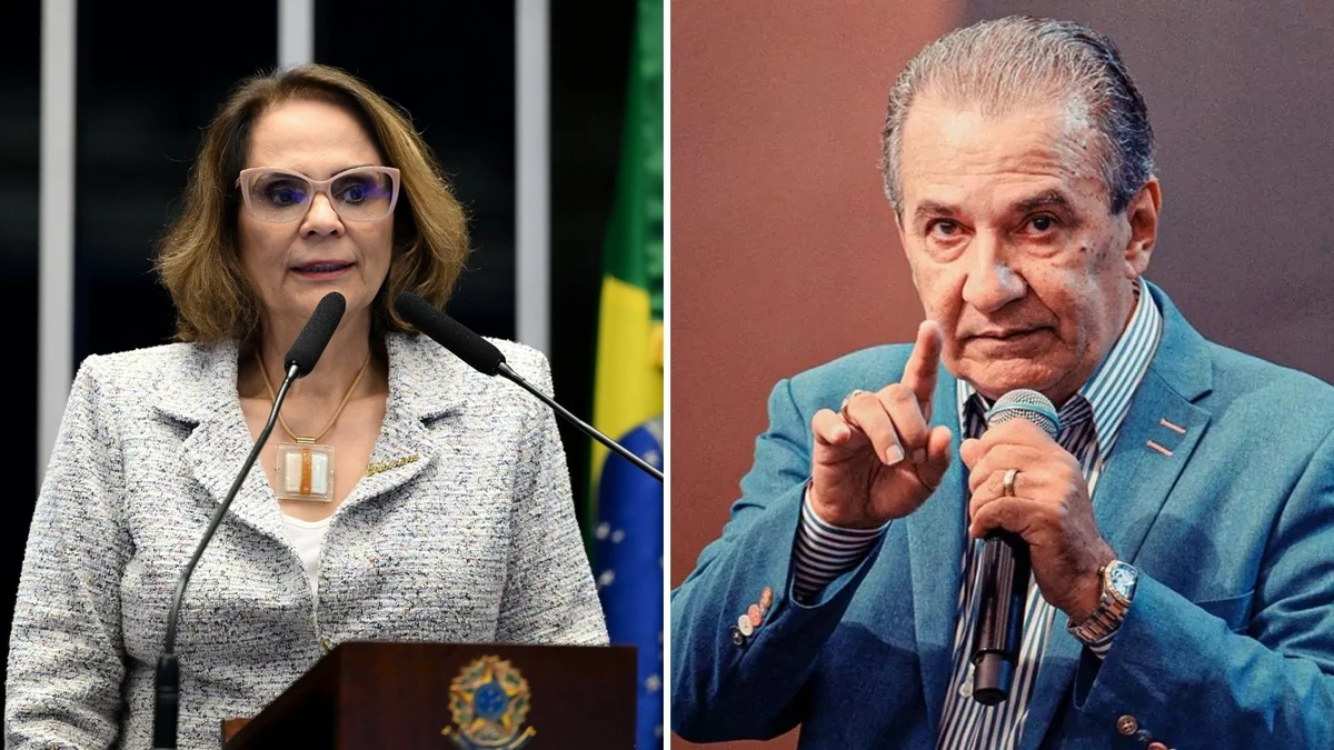 Senadora Damares Alves e pastor Silas Malafaia