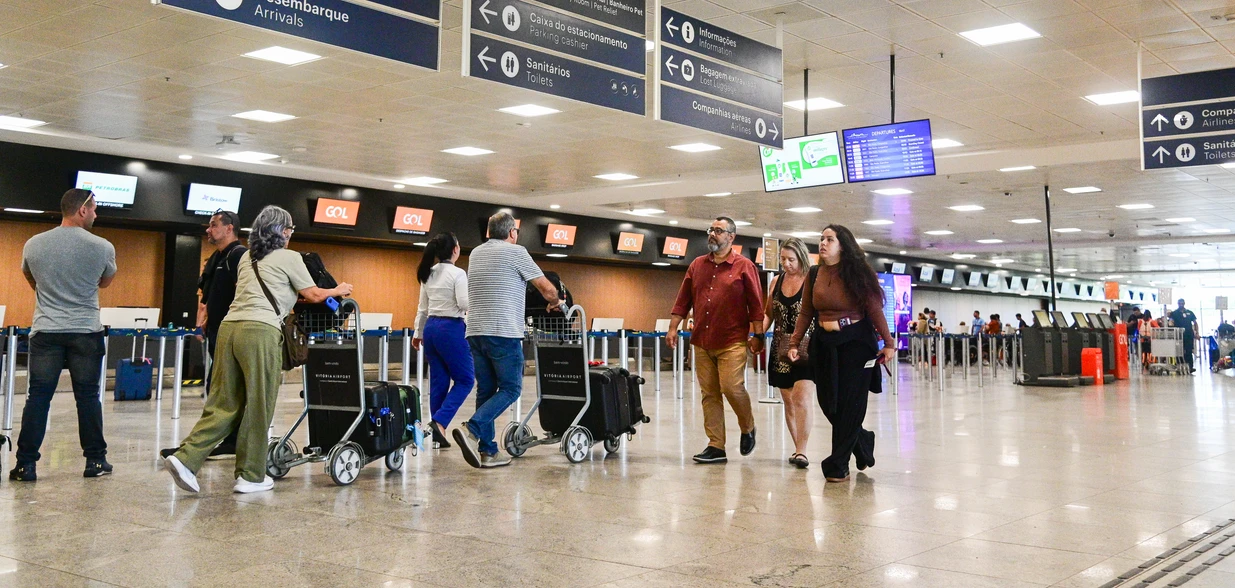 Com mais ofertas de viagens aéreas, terminal recebeu mais de 3,5 milhões de passageiros de janeiro a dezembro do ano passado