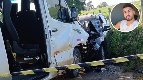 Segundo a prefeitura, o veículo transportava pessoas que fariam hemodiálise em São Mateus, sendo que dois ocupantes se feriram; condutor do Hyundai I30 morreu no local