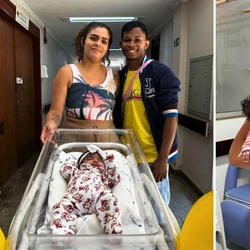 Jade Moura do Carmo da Silva ficou internada por cinco meses na UTI Neonatal do Himaba, passou por cirurgias, superou complicações e agora já está em casa com os pais