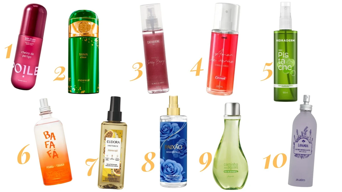 Vitrine de body splash