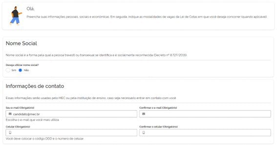 Passo a passo para se inscrever no Sisu 2026.