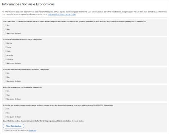 Passo a passo para se inscrever no Sisu 2026.