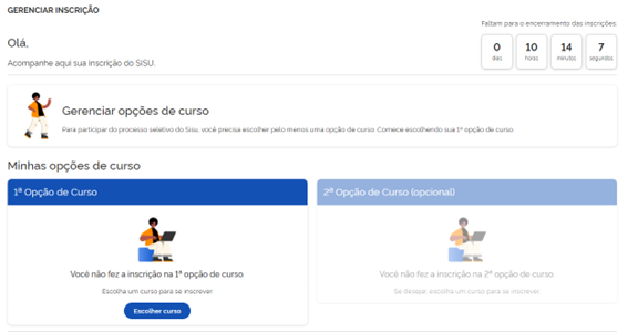 Passo a passo para se inscrever no Sisu 2026.