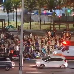 A aposentada Cleunice Aguillar, de 65 anos, estava com o marido quando foi atingida por uma motocicleta na Mata da Praia, na noite de segunda-feira (19)